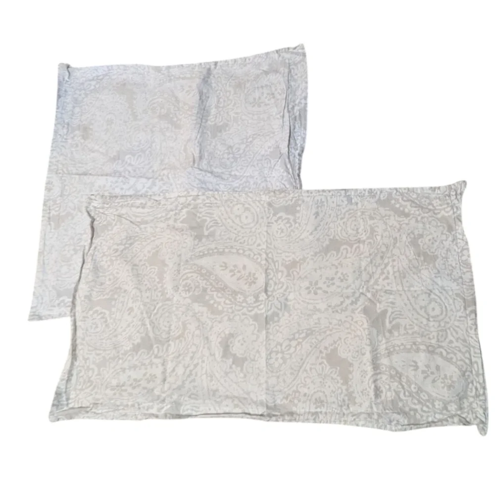 Tommy Hilfiger Shams Cotton Pattern King and Euro Set of 2 Cottagecore